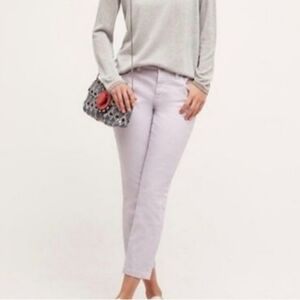 Pilcro Lilac Stet Fit Cropped Jean | Anthropologie